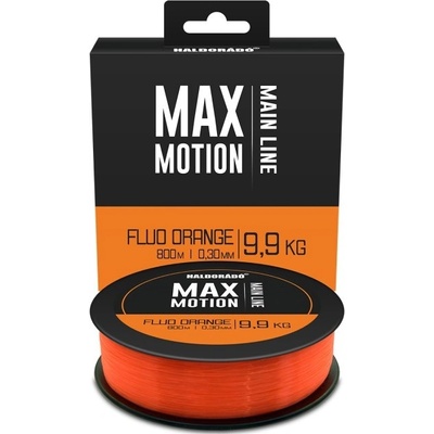 Haldorádó MAX MOTION Fluo Orange 800 m 0,30 mm 9,9 kg