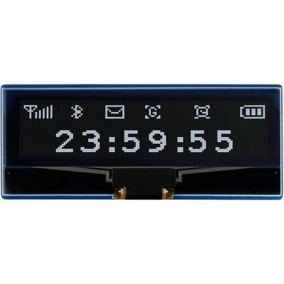 Waveshare 2,23 palcový OLED Display Module for Raspberry Pi Pico, 128×32, SPI/I2C