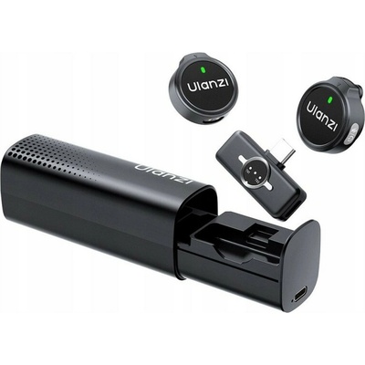 ULANZI A21 USB-C Set 2 x bezdrôtový klopový mikrofón + prijímač, pre telefón, tablet, PC