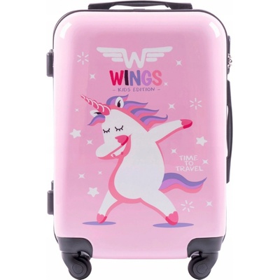 WINGS kufr unicorn kd01 jay Růžový 28 l