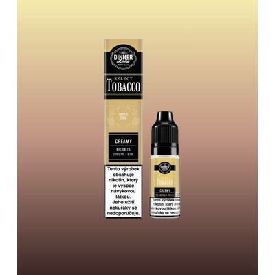 Dinner Lady Bar Salts TOBACCO Creamy Tobacco 10 ml 20 mg