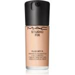 MAC Cosmetics Studio Fix Fluid SPF 15 24HR Matte Foundation + Oil Control матиращ фон дьо тен SPF 15 цвят N4.5 30ml