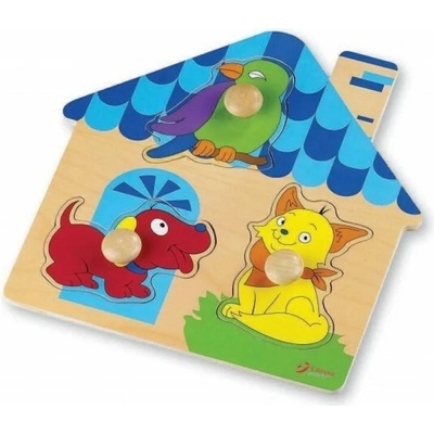 Classic World Дървен пъзел - къщичка