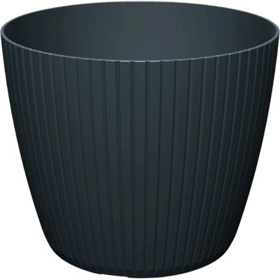 Prosperplast Kvetináč LAMIE antracit, 23,8 cm