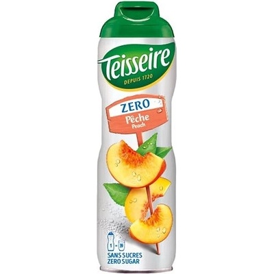 Teisseire sirup Peach Zero 0% 0,6 l