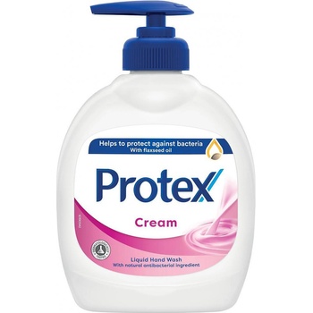 Protex Cream Антибактериален течен сапун, 300мл