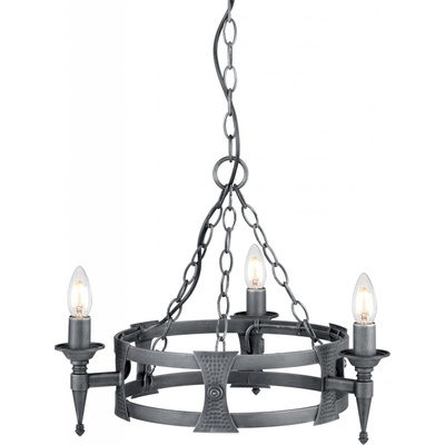 Elstead SAX3 BLK/SIL