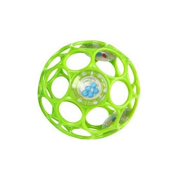 Bright Starts OBALL RATTLE 10 cm Zelená