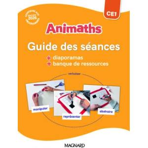 Animaths CE1 - Guide pédagogique + Banque de ressources (2026)