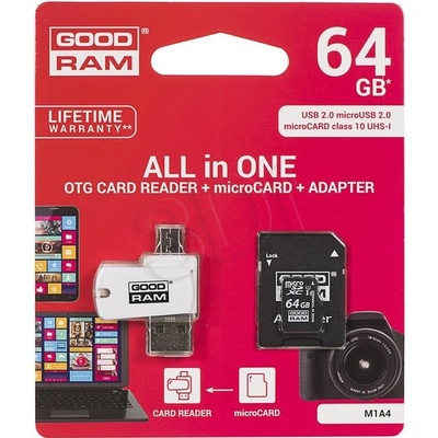 GOODRAM microSDXC 64GB UHS-I M1A4-0640R11
