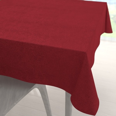 Biante Čtvercový ubrus/imitace broušené kůže Alcantara ALC-018 Vínově červený 100x100cm