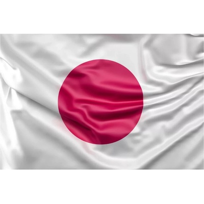 VLAJKA JAPONSKO 45 x 30 CM NA TYČKE Z PLASTU