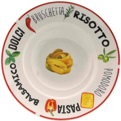 MPLCo Obedový tanier hlboký PIZZA PASTA 27,5 cm