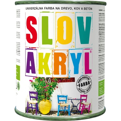 Slovlak Slovakryl 5 Kg čierna
