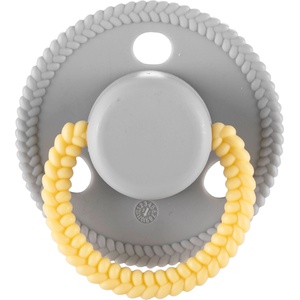 Lorelli Силиконова залъгалка с капаче Lorelli - Circle, 0 м+, Grey (10220750003) - baby