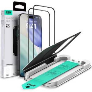 ESR iPhone 17 Pro Max ESR ULTRAFIT протектор за екран стъкло 2бр 2.5D, 9H + рамка, TRANSFER GP-174900 (GP-174900)