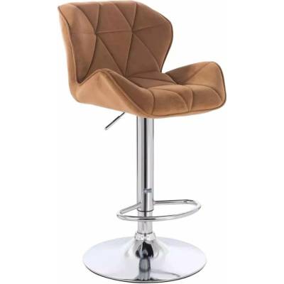 LuxuryForm Design Milano Velur na striebornom tanieri medová