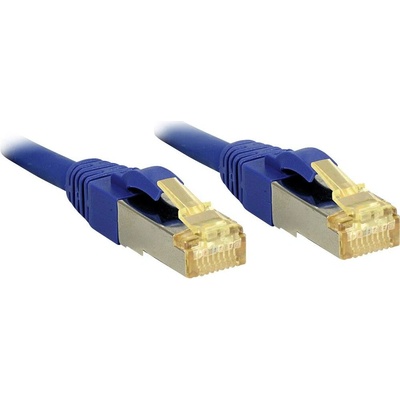 Lindy 47277 RJ45, CAT 6a (surový CAT 7), S/FTP, 1m, modrý