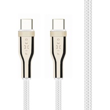 Fixed FIXDB-CC2-WH USB-C/USB-C a podporou PD, USB 2.0 100W pletený, 2m, bílý