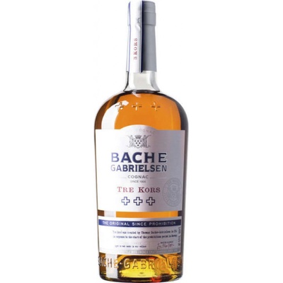 Bache Gabrielsen Cognac 3 KORS 40% 0,7 l (holá láhev)