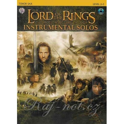 LORD OF THE RINGS INSTRUMENTAL SOLOS + CD tenor saxofón
