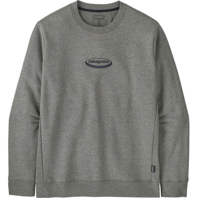 Patagonia Men's '95 Oval Logo Uprisal Crew Sweatshirt sivá