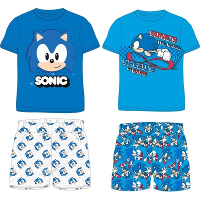 Chlapčenské pyžamo Ježko Sonic 5204023 modrá