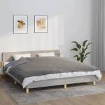 vidaXL Утежнено одеяло с плик, сиво, 155x220 см, 11 кг, плат (350831)