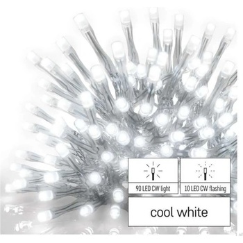 EMOS Standard LED spojovací řetěz blikající rampouchy 2,5 m venkovní studená bílá
