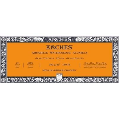 ARCHES Watercolour Rough Block Natural White Скицник 20 25 x 10 cm 300 g (A1795081)