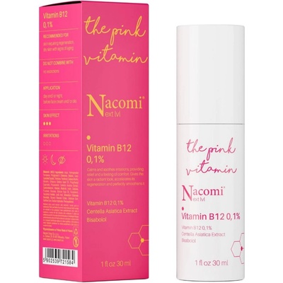 Nacomi Next Level Серум за лице с витамин B12 0.1%, 30 ml