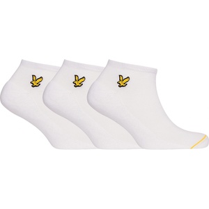 Lyle and Scott Чорапи Lyle and Scott Mens Trainer Ankle Socks - Bright White - sportihobi - 50,83 лв