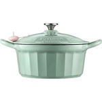 Buydeem Enameled Cast Iron Dutch Oven 3.9 l Cozy Greenish CP551-CG