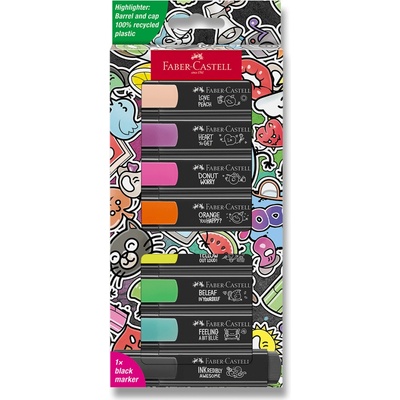 Faber Castell Textliner 1546 set 8ks Graffiti