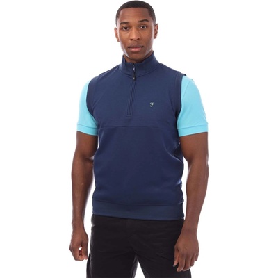 Farah Елек Farah Clint Midlayer Gilet - Blue