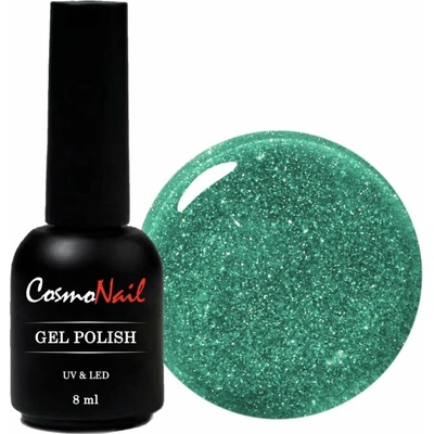 COSMONAIL gel lak Flashing Disco 11 Turquoise Moon 8 ml