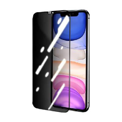 2.5D Anti-Spy закалено стъкло за iPhone X / XS / 11 Pro (59460)