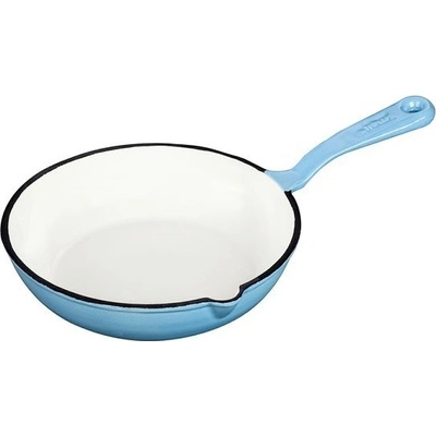 Český smalt GOURMETINA Litinová smaltovaná pánev TEREZA Košilově modrá 21 cm