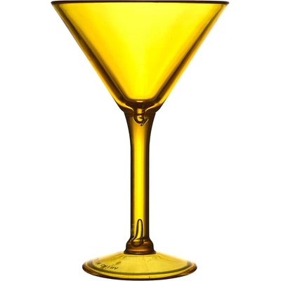 Koktejlová sklenice Intesi Sky žlutá z plastu na podávání drinků 240 ml