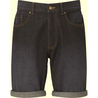 Wombat pánske džínsové šortky WB908 Black Denim