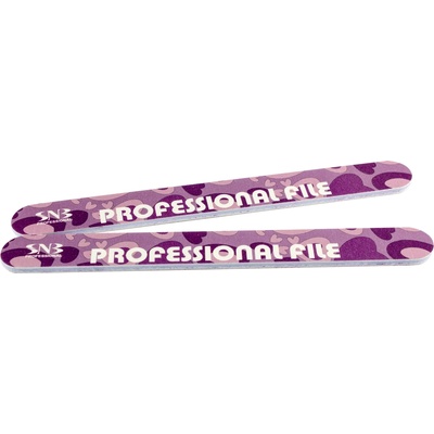 SNB Пила за нокти 180-220 snb лилави сърчица (fimc14)