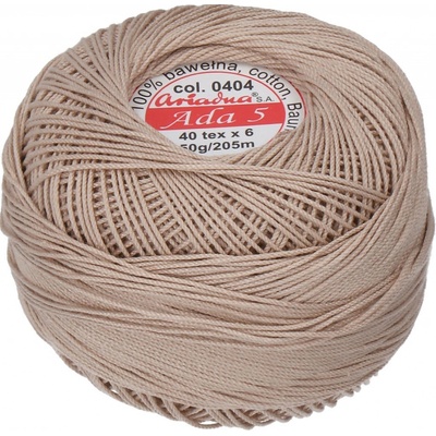 Ariadna Priadza pre frivolitky Ada 5 50 g - 0404