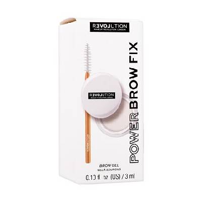 Revolution Relove Power Brow Fix fixační gel na obočí 3 ml barva transparentní