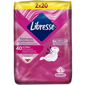 Libresse Превръзки с крилца Libresse - Ultra Normal, 40 броя