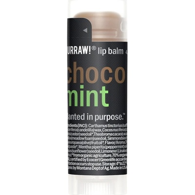 Hurraw! Balzam na pery Choco & Mint 4,80 g