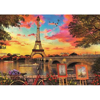 Educa - Puzzle Sunset in Paris - 3 000 piese