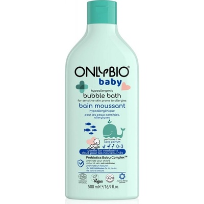 OnlyBio Hypoalergenní pěna do koupele pro miminka 500 ml