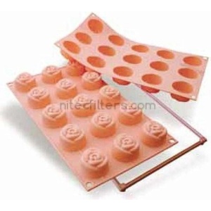 Silikomart Силиконова мултиформа little roses 15 броя, код С44