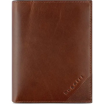 Bugatti Кожен портфейл Bugatti Nobile Vertical With Flap, коняк (49 1255 07)