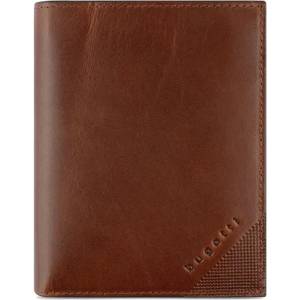 Bugatti Кожен портфейл Bugatti Nobile Vertical With Flap, коняк (49 1255 07)